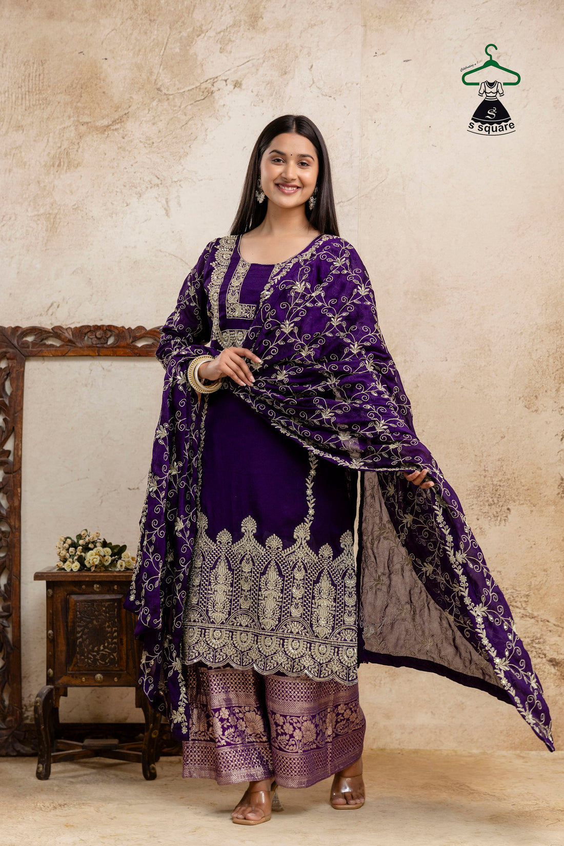 Royal Chikankari Work Kurti