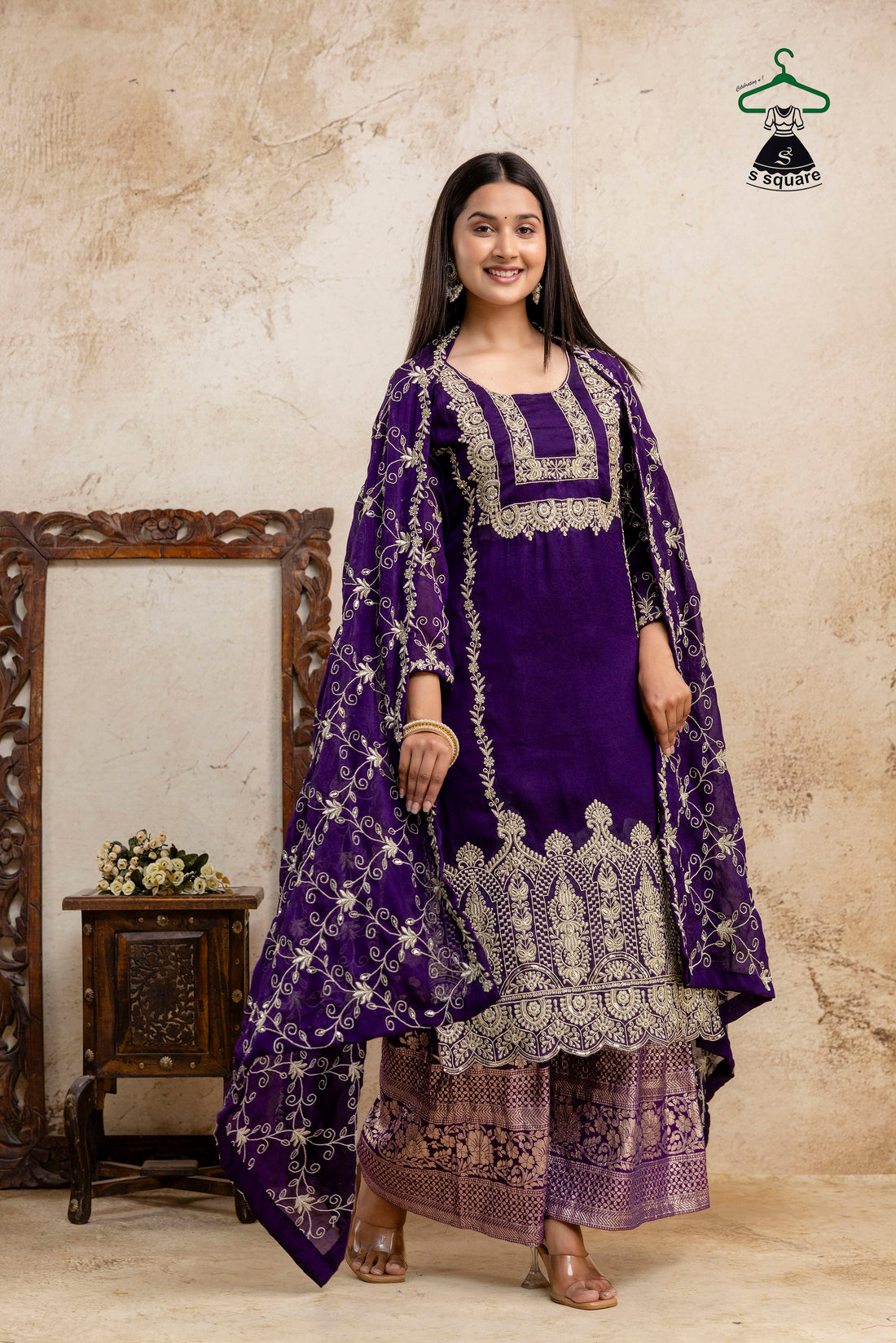 Royal Chikankari Work Kurti