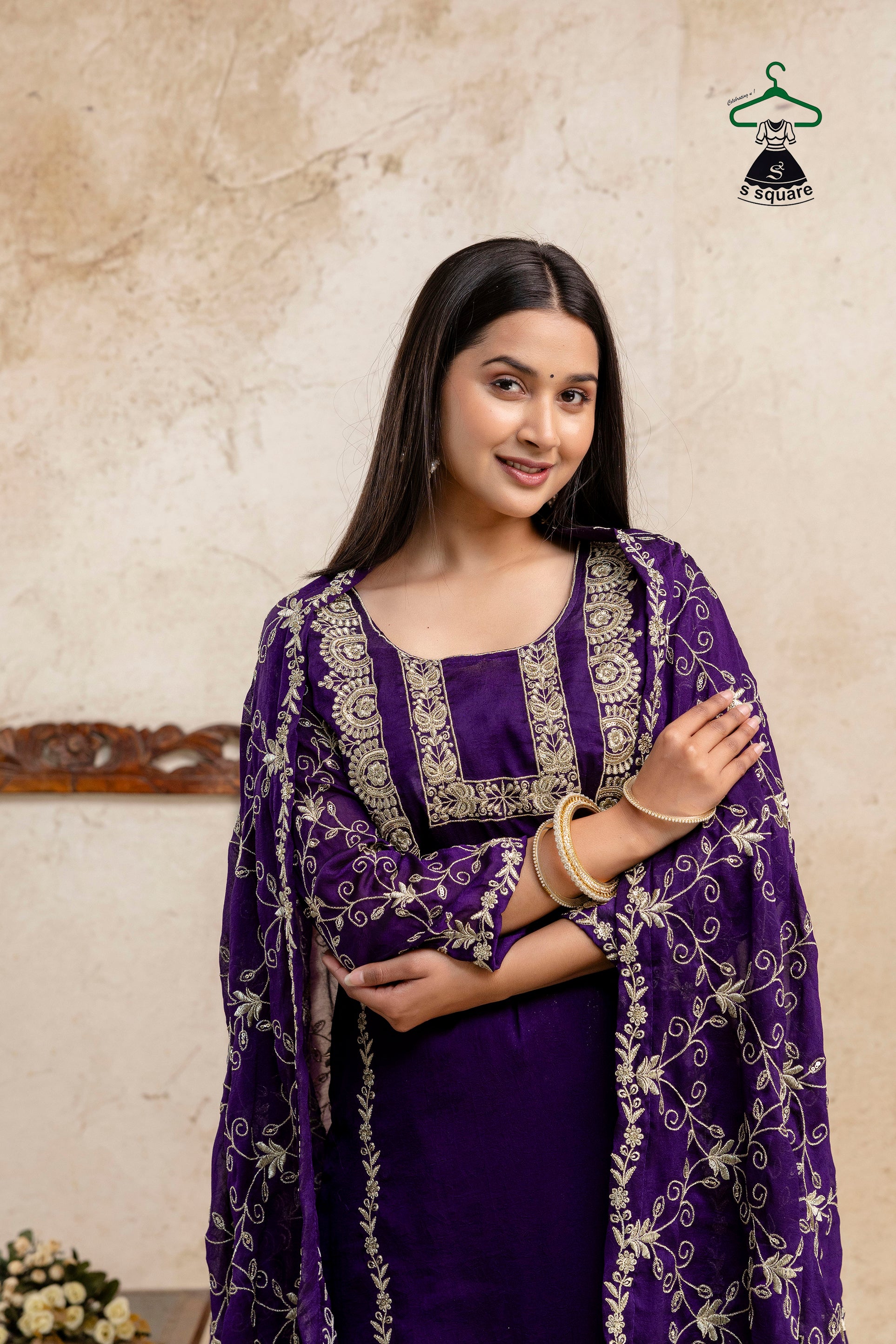 Royal Chikankari Work Kurti