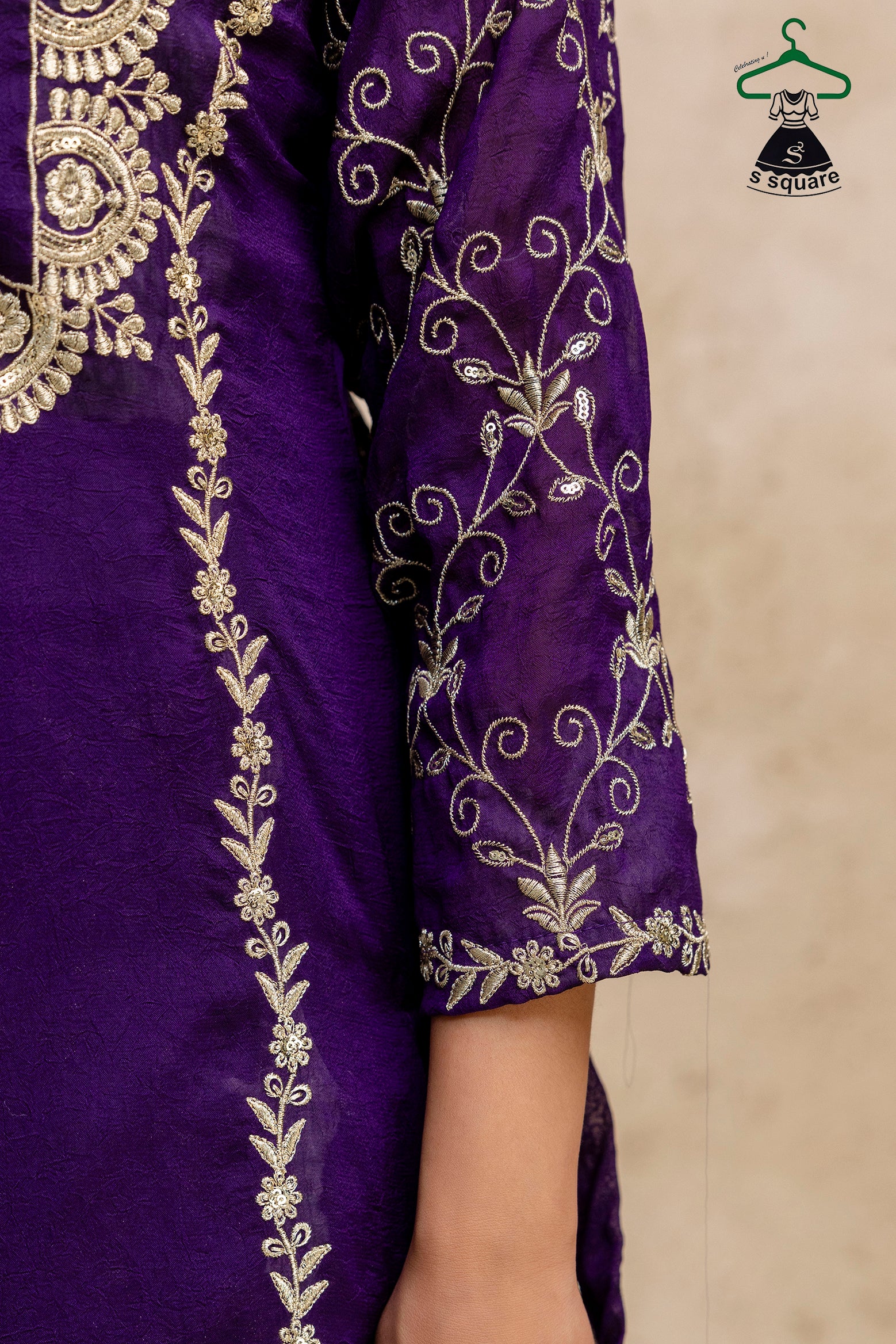 Royal Chikankari Work Kurti