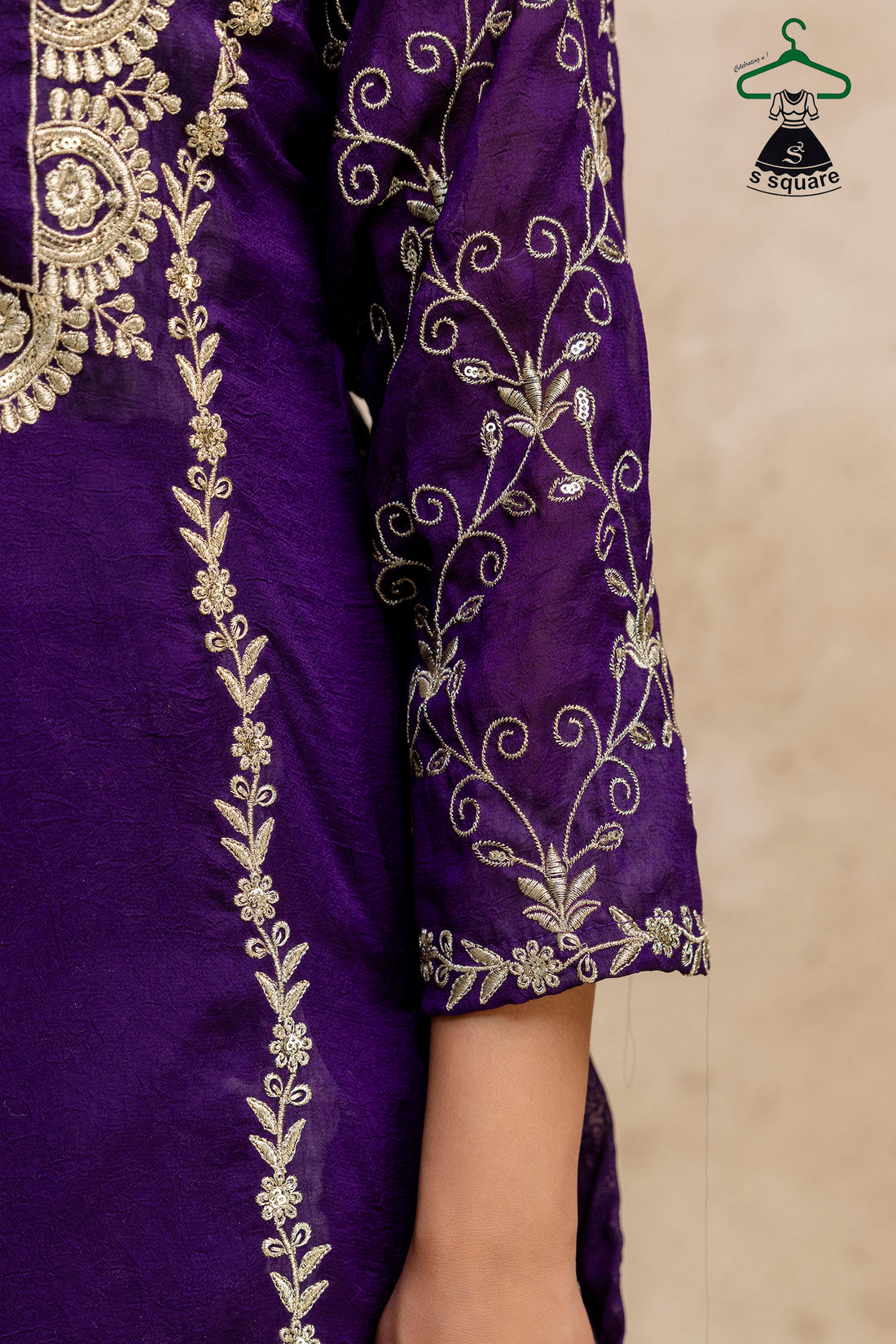 Royal Chikankari Work Kurti