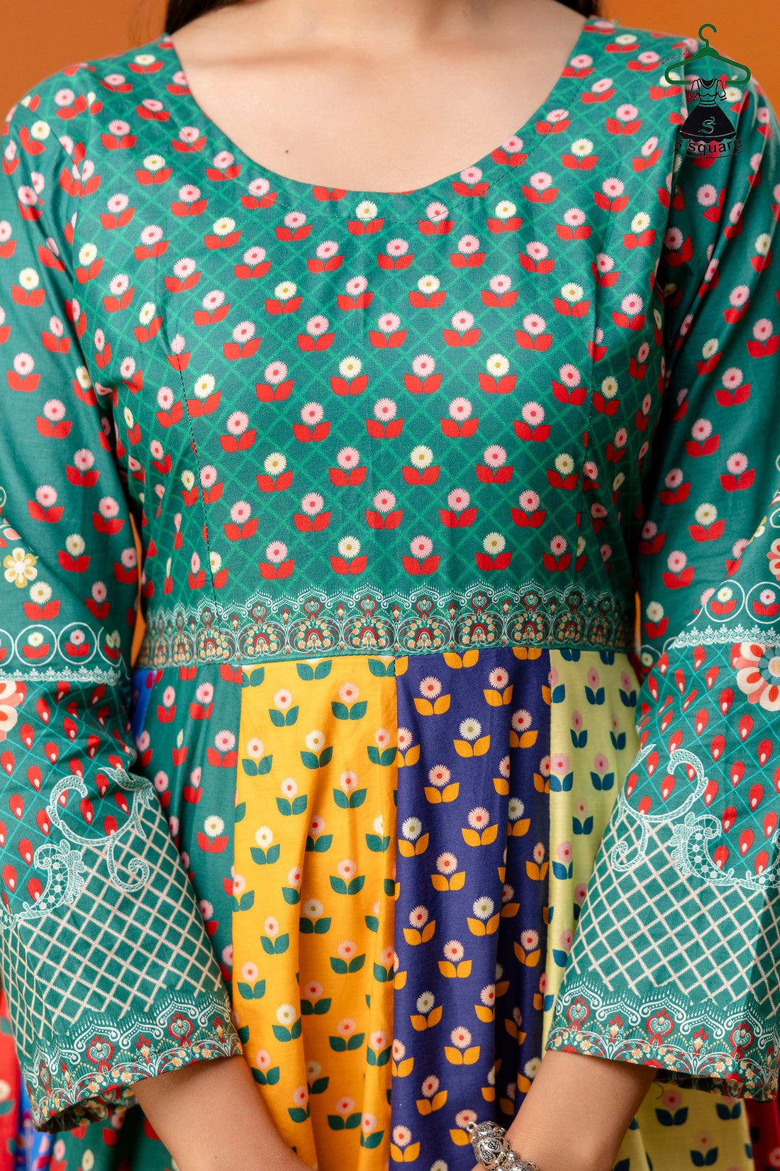 Anarkali On Pure Cotton Cambric