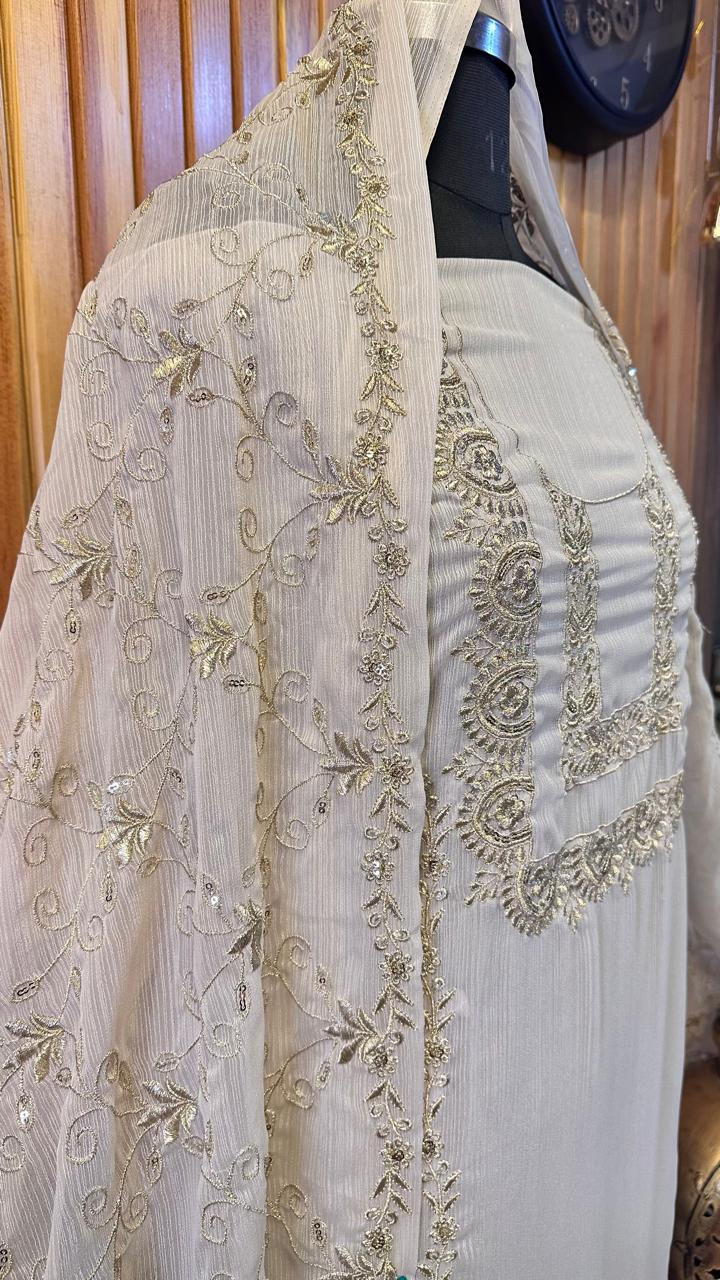 Royal Chikankari Work Kurti