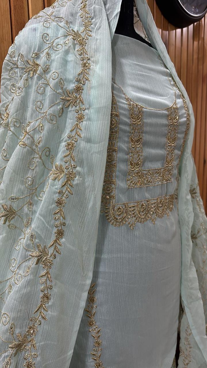 Royal Chikankari Work Kurti